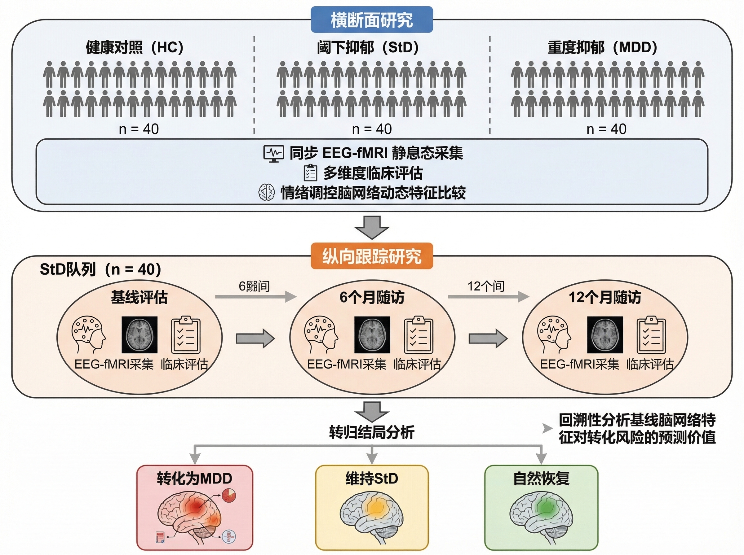 Please draw a schematic diagram of a medical research coh... | SciDraw ...