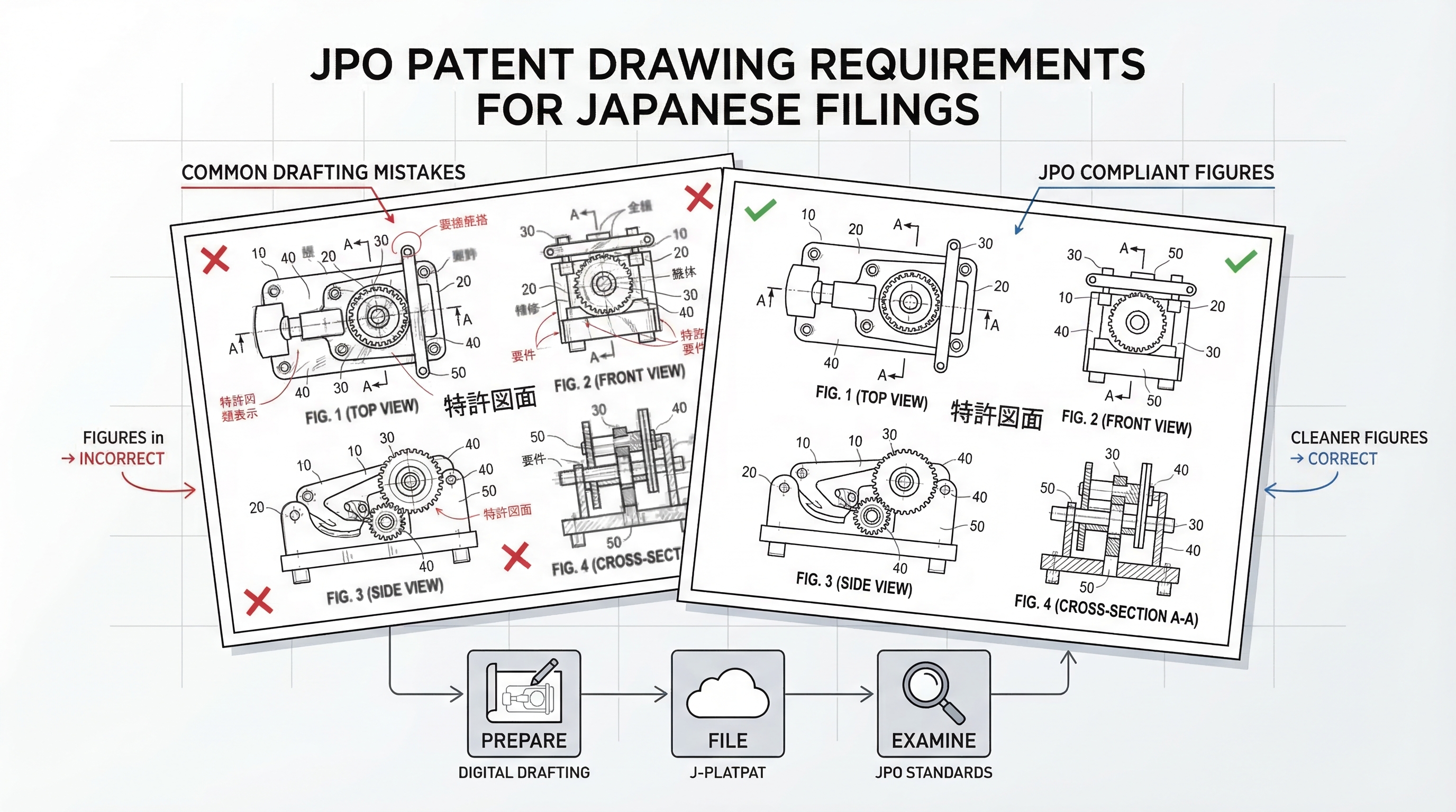 JPO Patent Drawing Requirements 2026: Complete Guide for Japanese Filings JPO Patent Drawing Requirements 2026: Complete Guide for Japanese Filings
