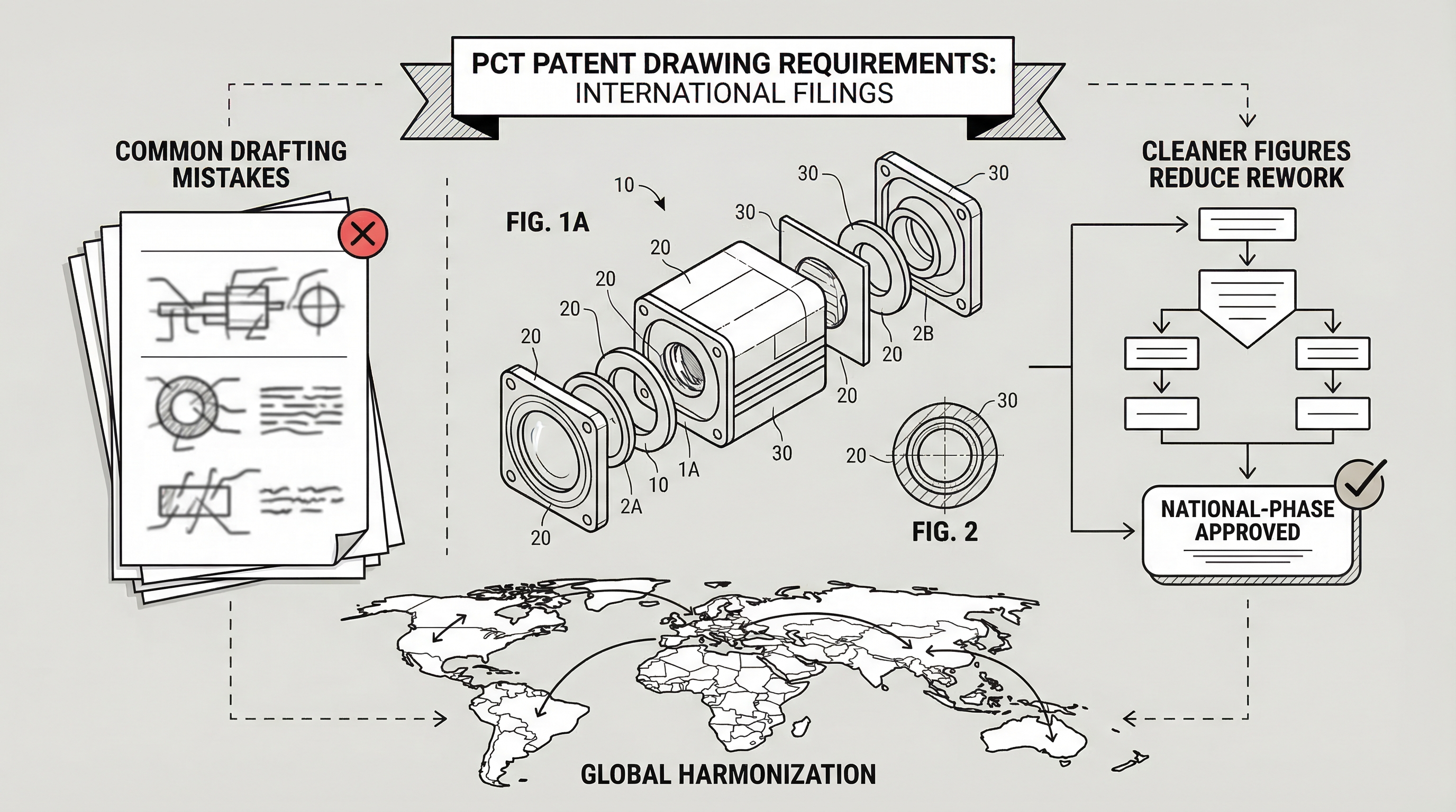 PCT Patent Drawing Requirements 2026: International Filing Guide PCT Patent Drawing Requirements 2026: International Filing Guide