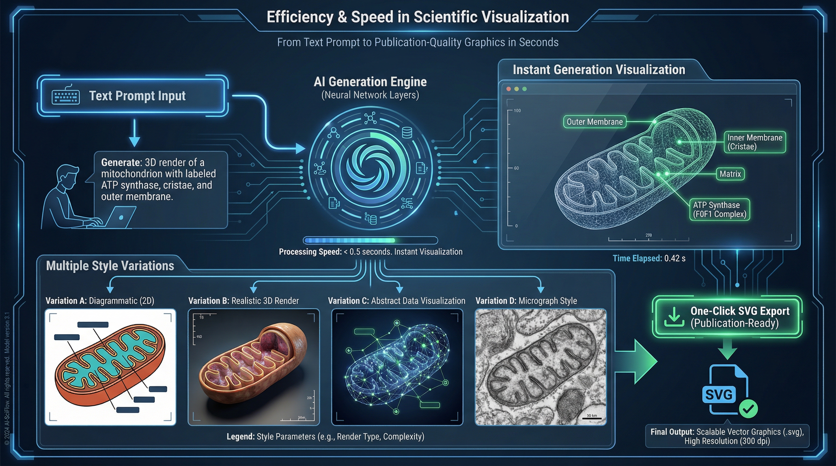 AI scientific illustration workflow