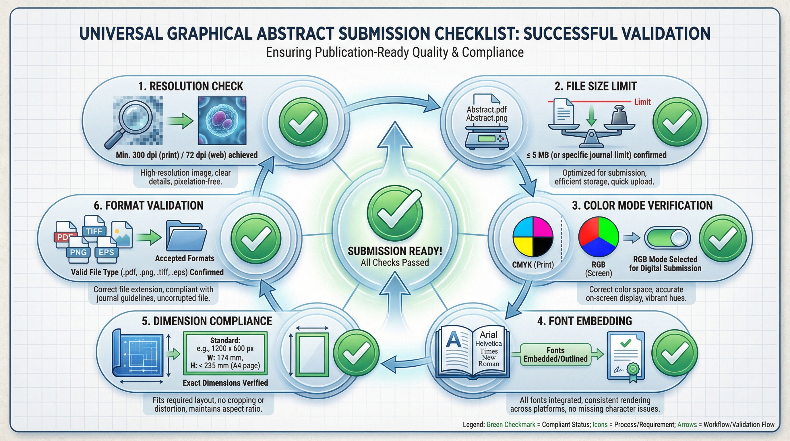 Universal graphical abstract checklist