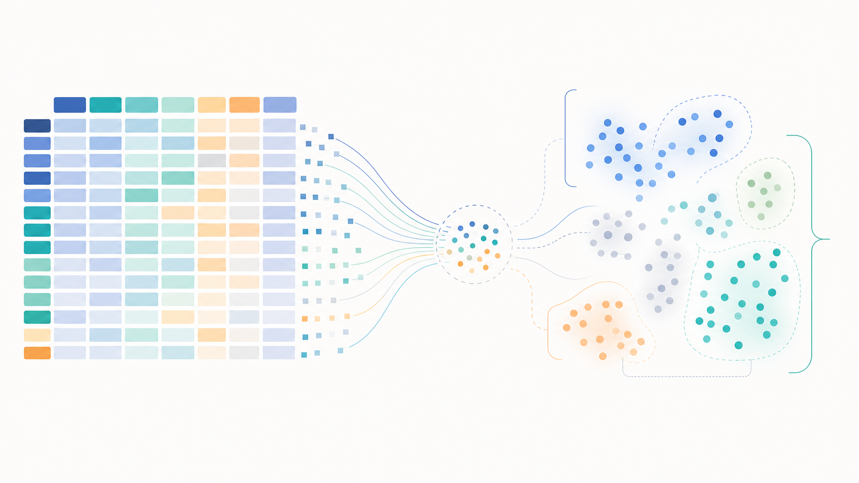 Dados CSV brutos analisados em pontos de dados estruturados na ferramenta de visualização científica do SciDraw AI