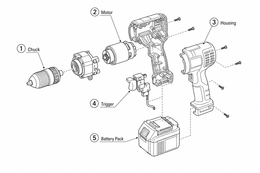Generate manual-ready exploded view illustrations