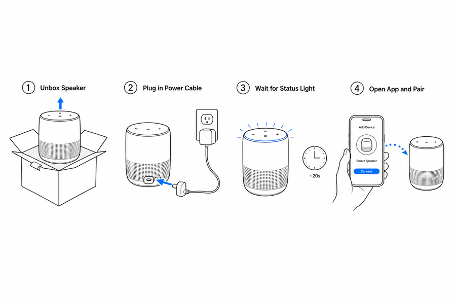 Generate quick start guide illustrations
