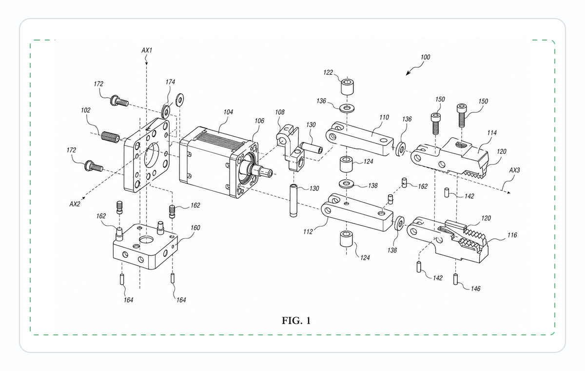 Exploded View Patent Drawing Generator compliance review example