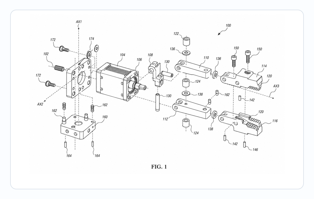 Exploded View Patent Drawing Generator workflow example