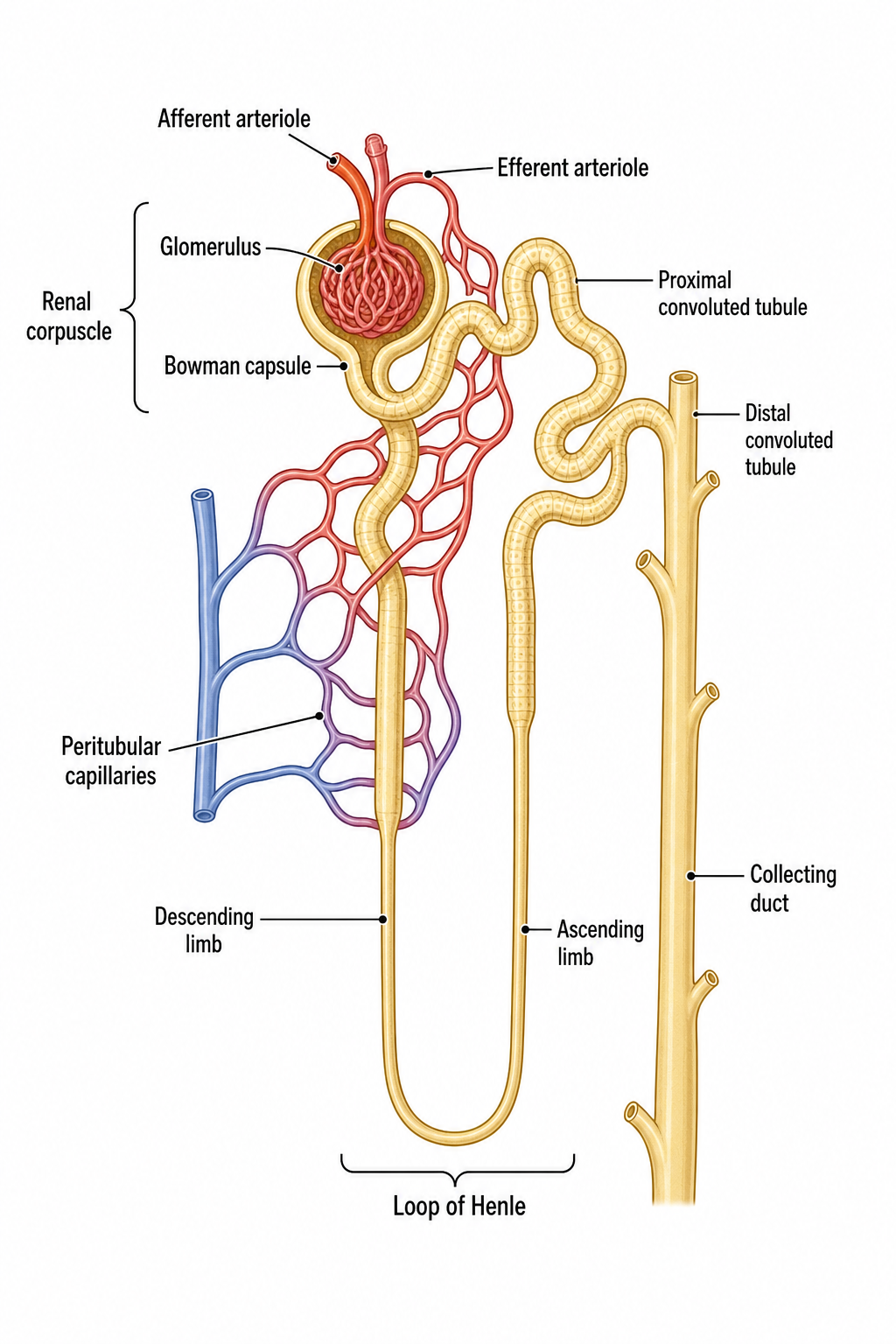 Erzeuge dein Nephron-Diagramm