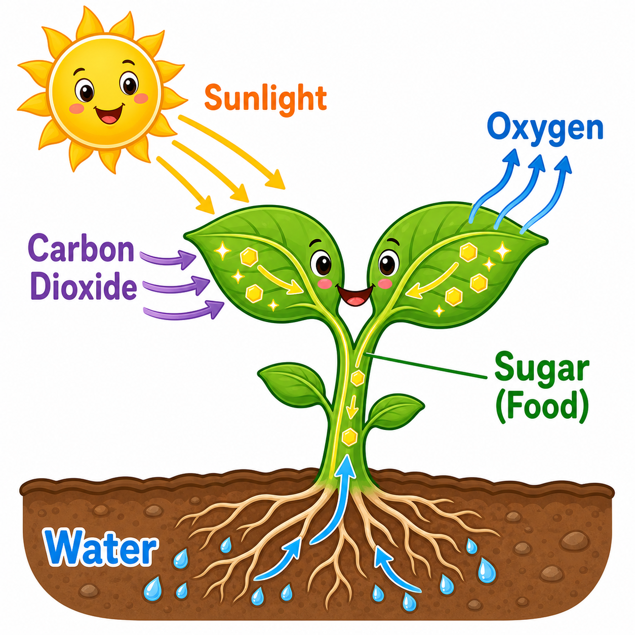 Photosynthesis Diagram Generator | Free Labeled Maker | SciDraw AI